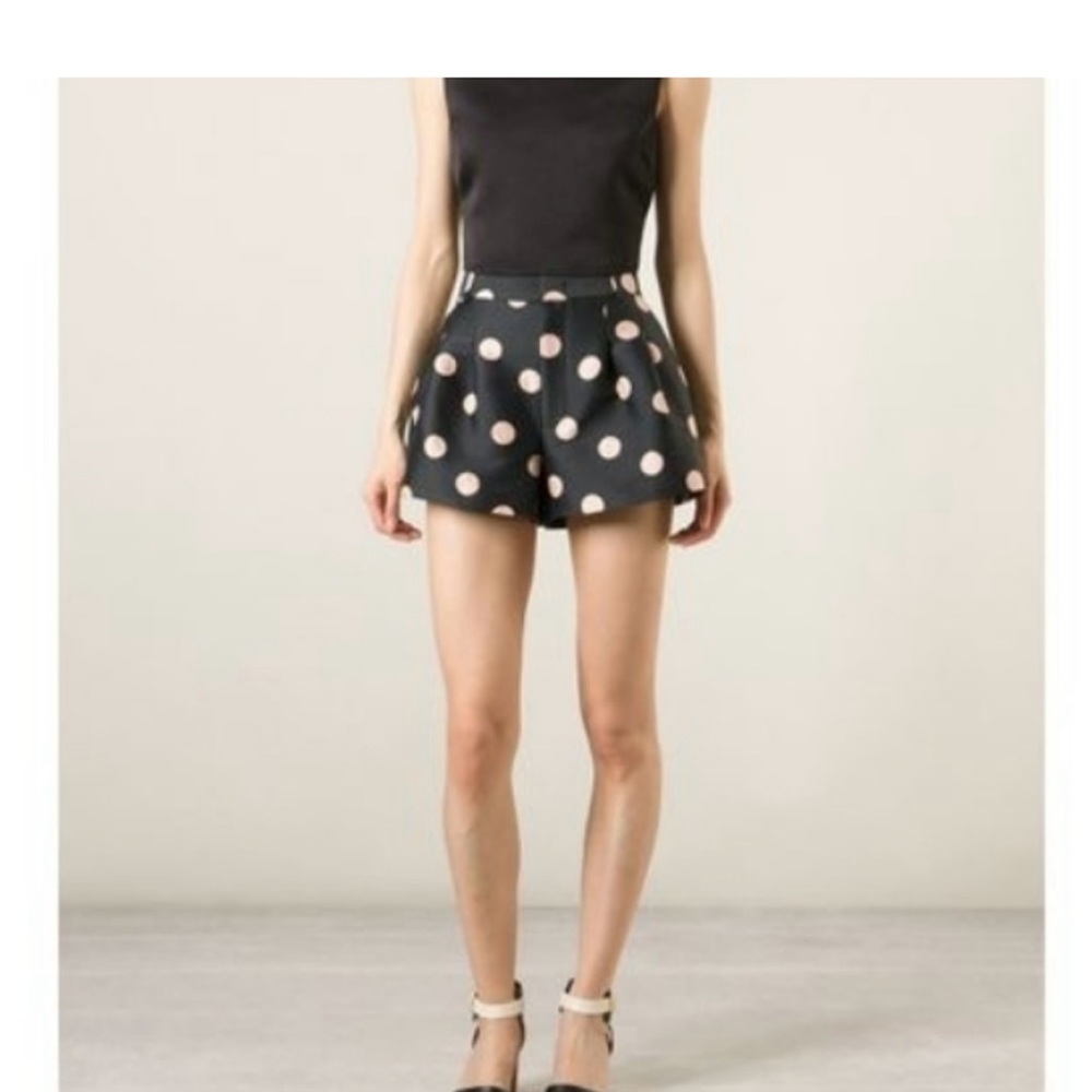 Red Valentino Macro Polka Dot Shorts